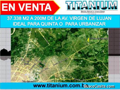 Terreno de 37.338 M2 A 200 M DE LA AV. VIRGEN DE LUJAN