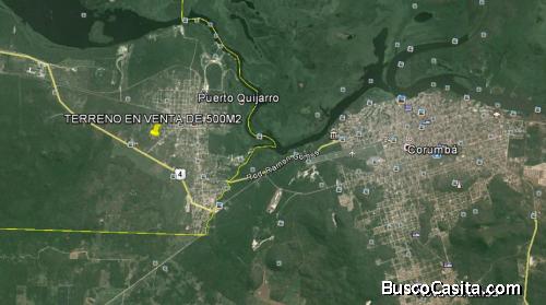Terreno de 500M2 en Puerto Quijarro