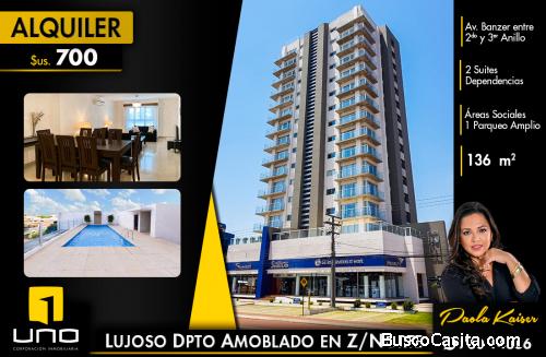 Departamento amoblado en alquiler