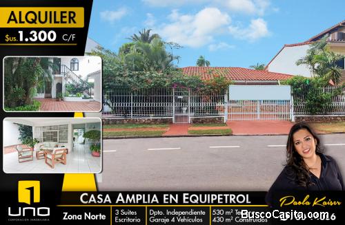 casa en alquiler, Zona Equipetrol