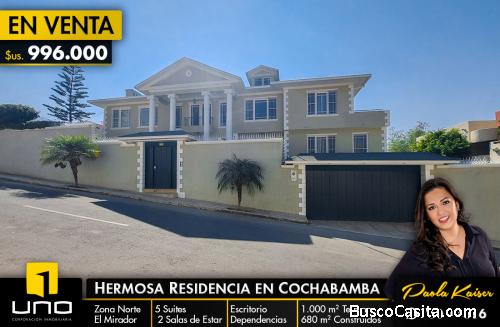 Hermosa casa en venta en cochabamba