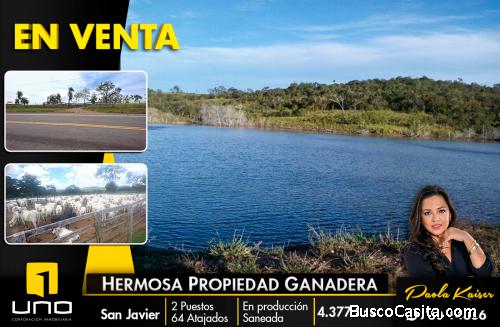 Propiedad agrícola ganadera en venta en Santa Cruz