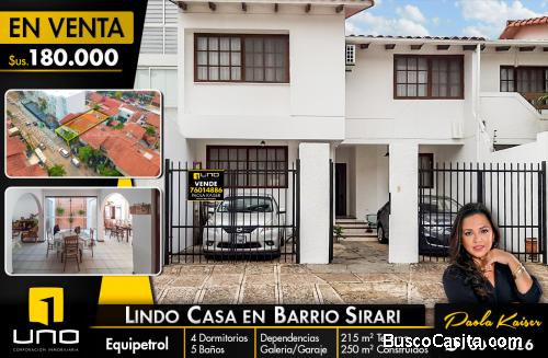 Casa en venta en Equipetrol Sirari