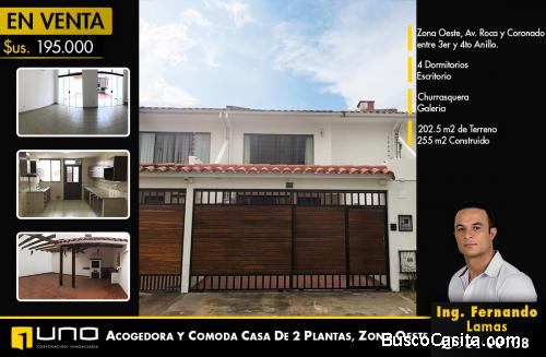 CASA EN VENTA ZONA ROCA Y CORONADO