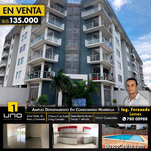 DEPARTAMENTO EN VENTA EN CONDOMINIO MARBELLA