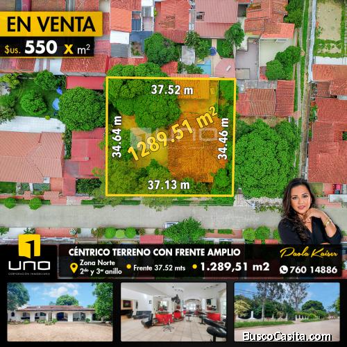 Terreno en venta zona norte, Santa Cruz