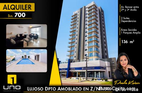 Departamento amoblado en alquiler