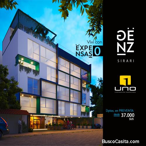 PREVENTA DE DEPARTAMENTOS EN EDIFICIO GENZ SIRAR