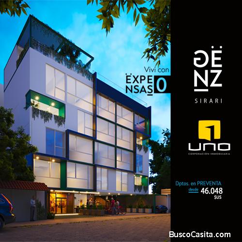 PREVENTA DE DEPARTAMENTOS EN EDIFICIO GENZ SIRARI