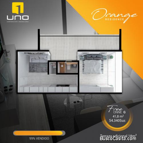 VENTA DE DEPARTAMENTO DE 1 DORMITORIO ZONA  AV. BENI, EDIFICIO ORANGE