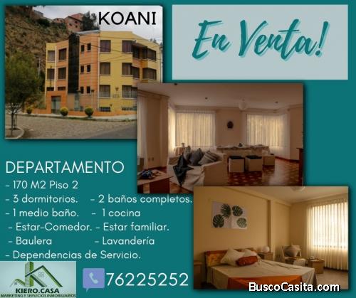 AMPLIO DEPARTAMENTO EN VENTA