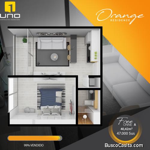 PREVENTA DE DPTO 1 DORMITORIO ZONA AV. BENI, EN ORANGE RESIDENCE
