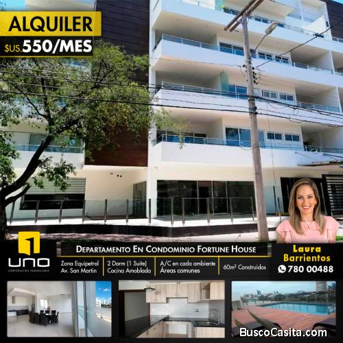 DEPARTAMENTO EN ALQUILER en Condominio FORTUNE HOUSE 