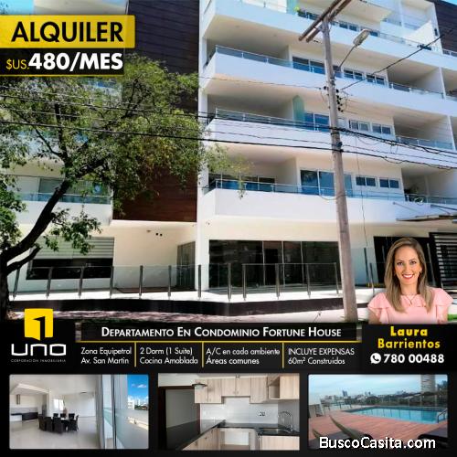 DEPARTAMENTO EN ALQUILER en Condominio FORTUNE HOUSE