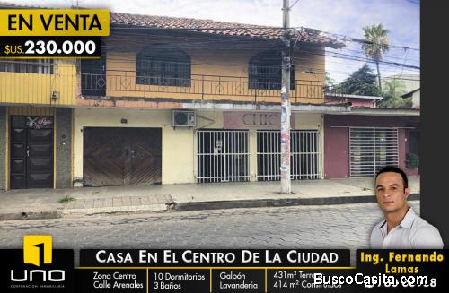 CASA EN VENTA IDEAL PARA INVERSION EN EL CENTRO DE LA CIUDAD