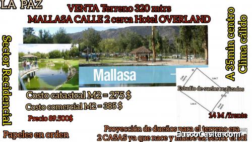 VENTA TERRENO 320 MALLASA CALLE 2