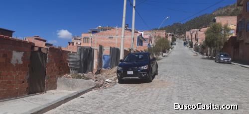 Terreno en Villa Salomé La Paz, de 215 mts cuadrados en la Av. Circunvalación 