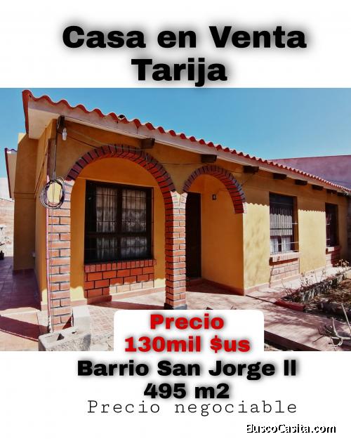 Casa en venta B/ San Jorge ll - Tarija