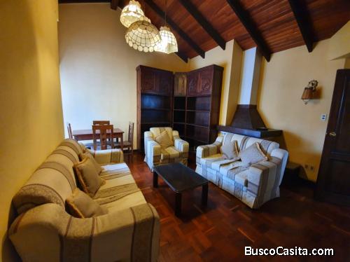 Alquilo departamento amoblado de un dormitorio y dependencias