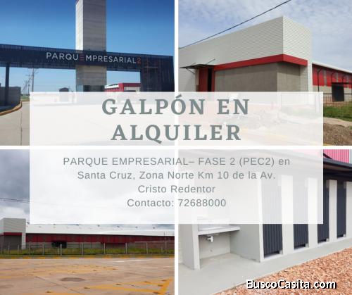 Galpón En Alquiler - Parque Empresarial PEC2