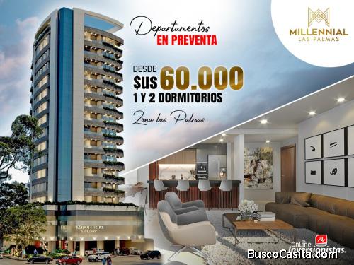 Departamentos en PREVENTA - Exclusiva vista al Country Club Las Palmas