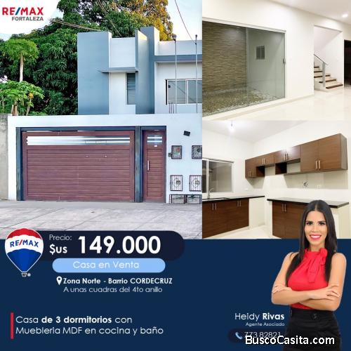 CASA EN VENTA ZONA NORTE