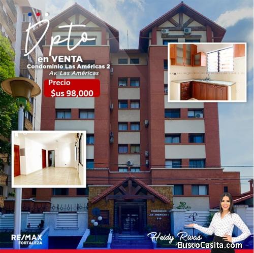 DEPARTAMENTO EN VENTA  AV. LAS AMERICAS