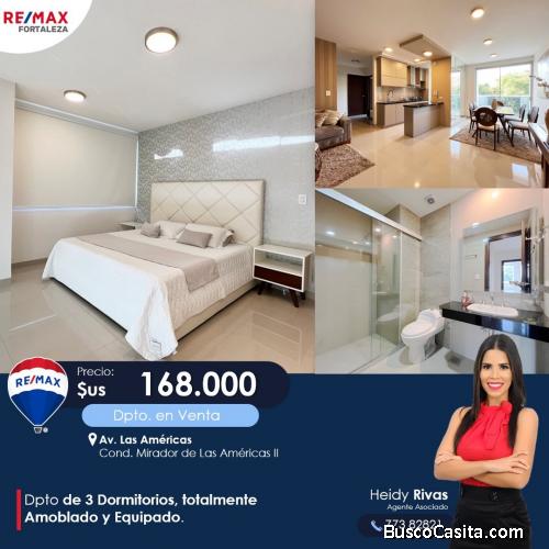 DEPARTAMENTO EN VENTA  AV. LAS AMERICAS II