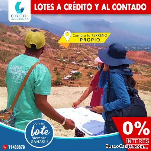 Hermosos lotes en Suticollo a crédito directo sin interés