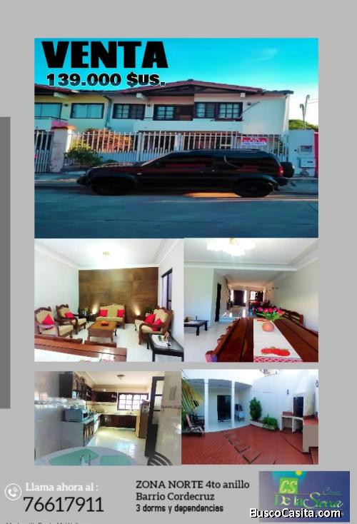 GRAN OCASION!!! CASA EN VENTA ZONA NORTE