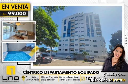 Lindo departamento en la zona norte