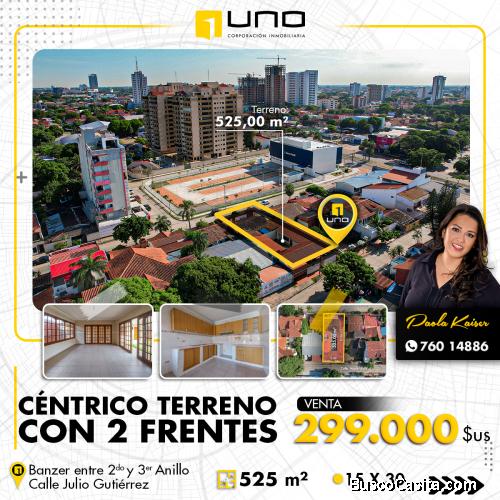 Céntrica casa con dos frentes Zona Bnzer