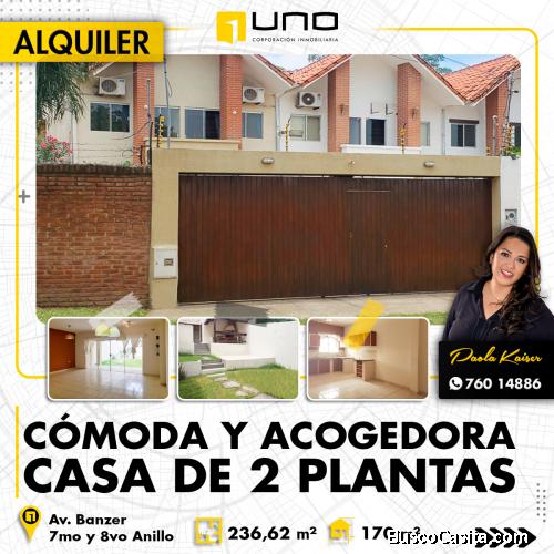 Linda casa en alquiler Zona Norte