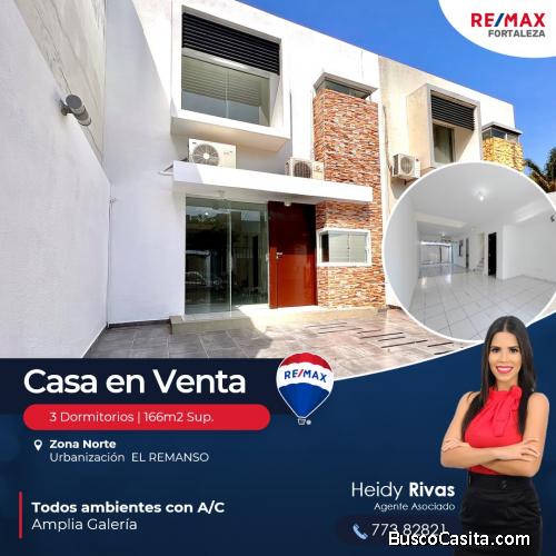 CASA EN VENTA ZONA EL REMANSO