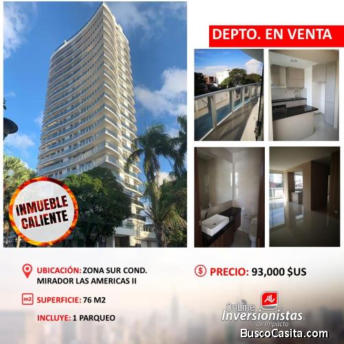 Hermoso Dpto. de 2 Dormitorios - Av. Las Americas