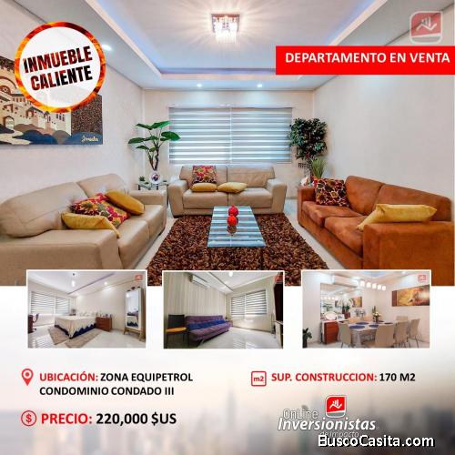 Dpto de 3 Dormitorios - Zona Equipetrol 