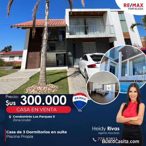 CASA EN VENTA COND. LOS PARQUES II