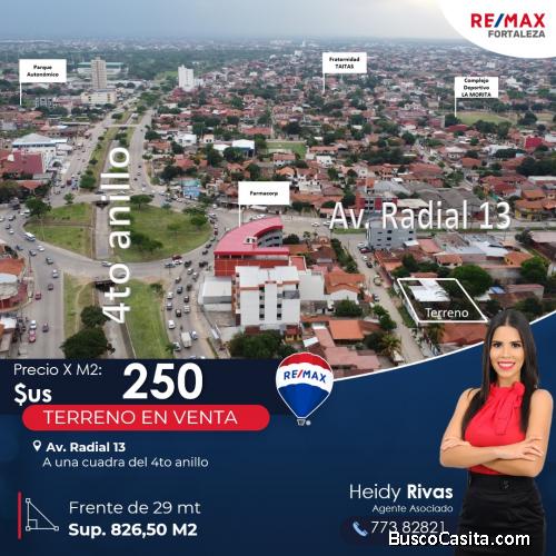TERRENO EN VENTA ZONA SUR