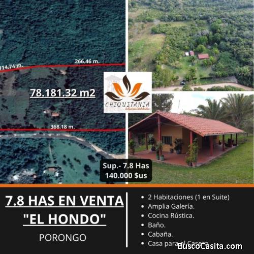 7,8 HAS EN VENTA, COMUNIDAD 