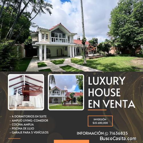 CASA DE LUJO EN VENTA EN AV ALEMANA