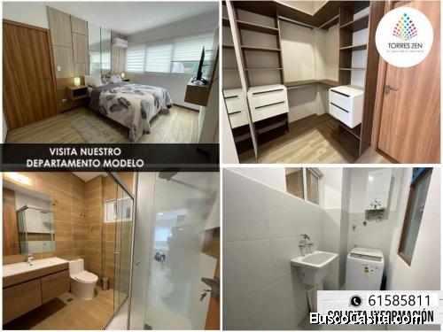 DEPARTAMENTOS EN VENTA DE 1,2 Y 3 DORMITORIOS CON CREDITO DIRECTO A TU MEDIDA