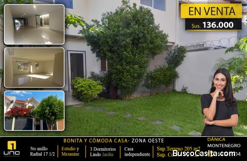 Casa en Venta Zona Oeste