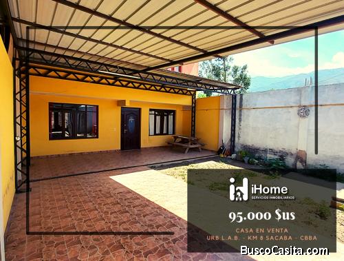 Bonita Casa En Venta en Urb. LAB - Próximo UDABOL km 8 al norte