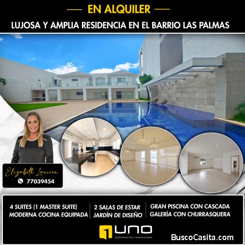 Casa en alquiler zona oeste Barrio Las Palmas