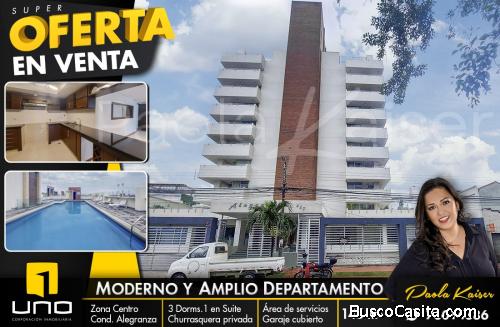 Departamento equipado en santa cruz