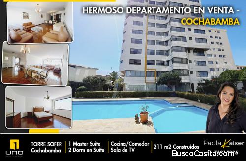 Hermoso departamento en venta en Torres Sofer, Cochabamba