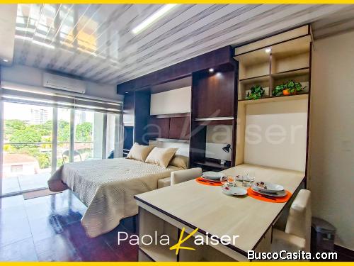 Moderno monoambiente amoblado en alquiler