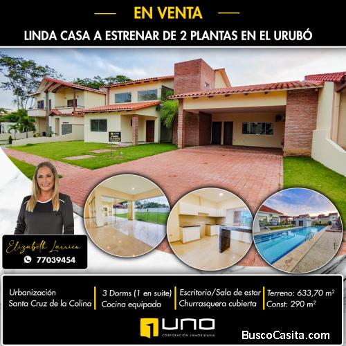 Casa en venta zona Uurbo en Urbanizacion Santa Cruz de la Colina