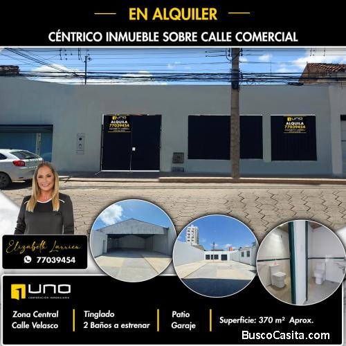 Inmueble comercial en alquiler zona central sobre Calle Velasco