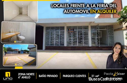 Locales comerciales en alquiler, frente a feria del automovil